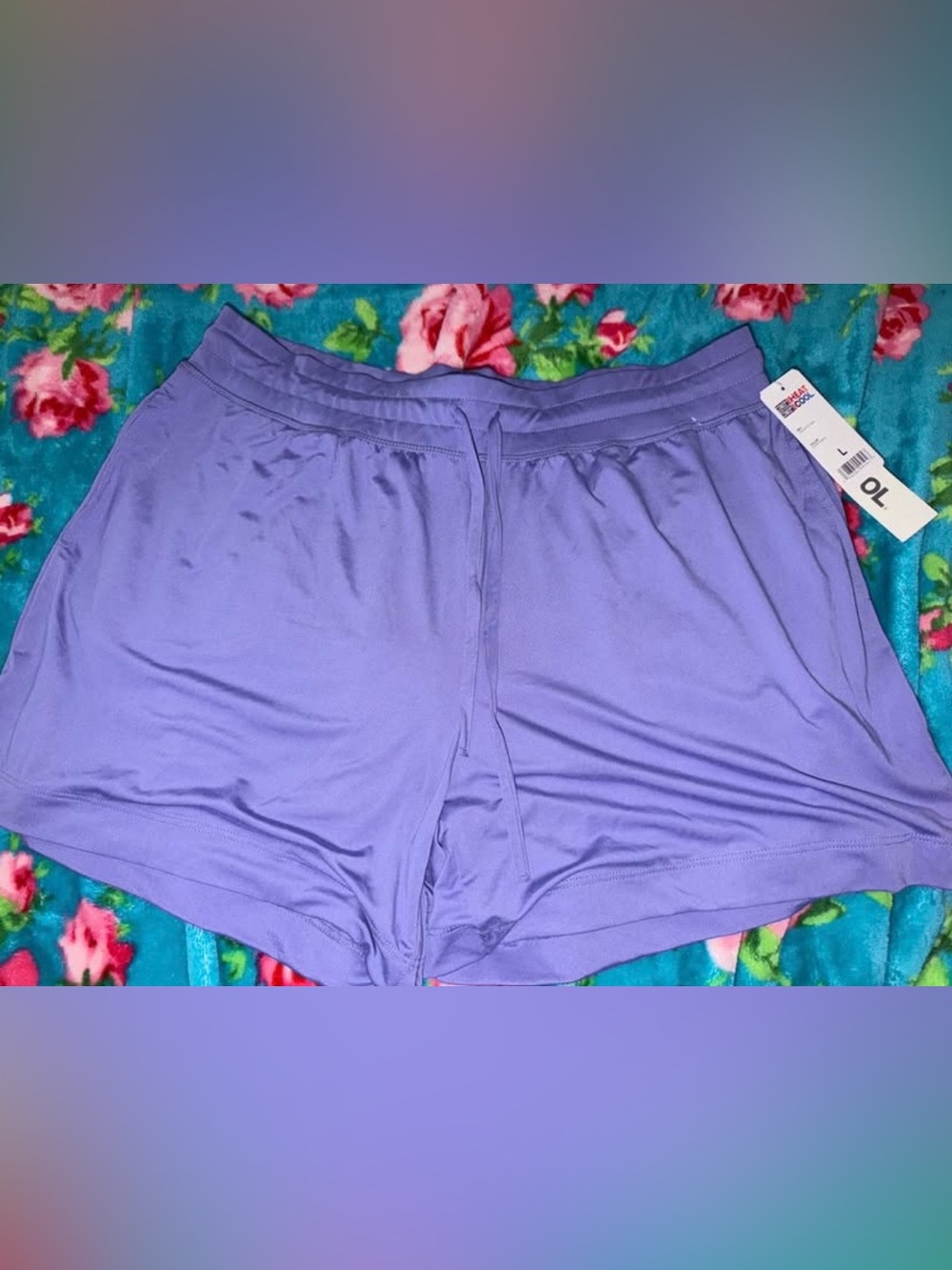 Lilac cooling Drawstring Lounge Shorts
